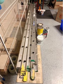 2 Aluminum 20 ft Ladders