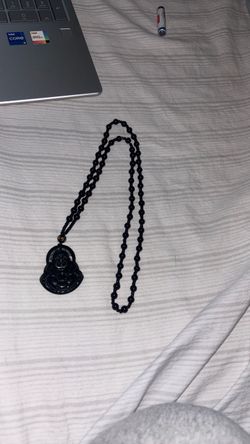 Black Buddha Pendant Bead