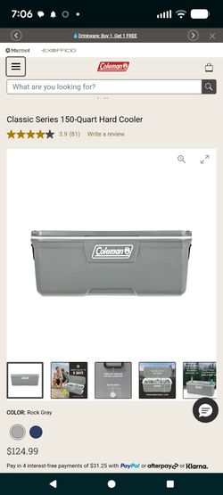 Coleman Cooler 150QT