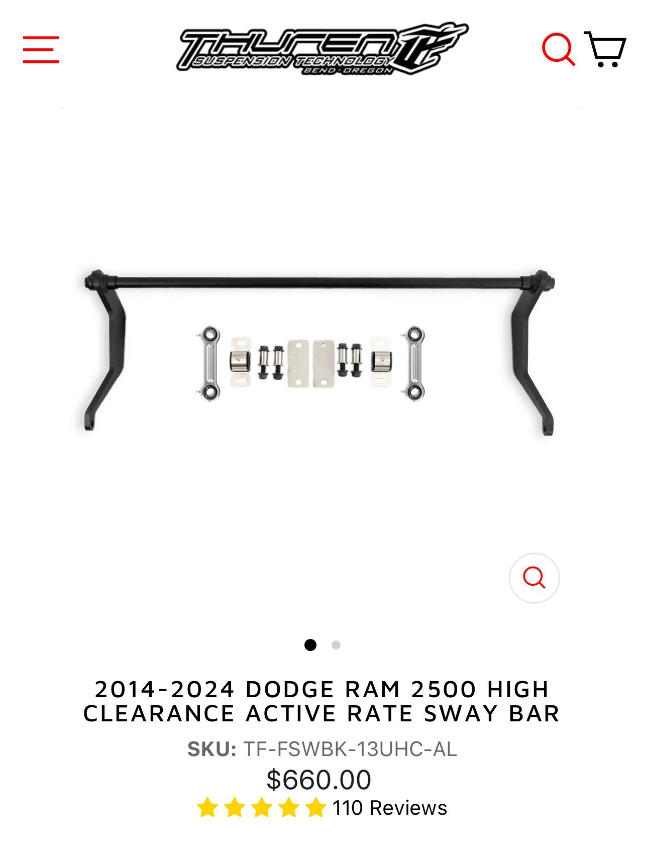 Ram 2500 Sway Bar