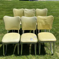 Vintage Yellow Chairs