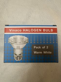  PAR20 Halogen Light Bulbs, 2PCS 39W 