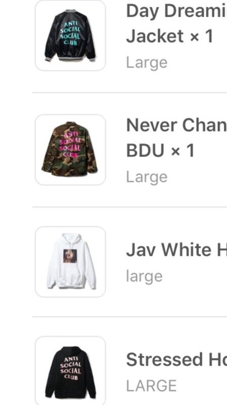 AntiSocialSocialClub white jav hoodie for Sale in Costa Mesa, CA - OfferUp