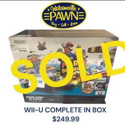 CIB Nintendo Wii U Console w/Mario 3D World