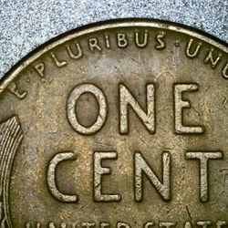 Double EAR 1945 Lincoln Wheat Penny 