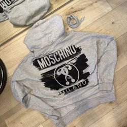 Moschino Grey Hoodie 