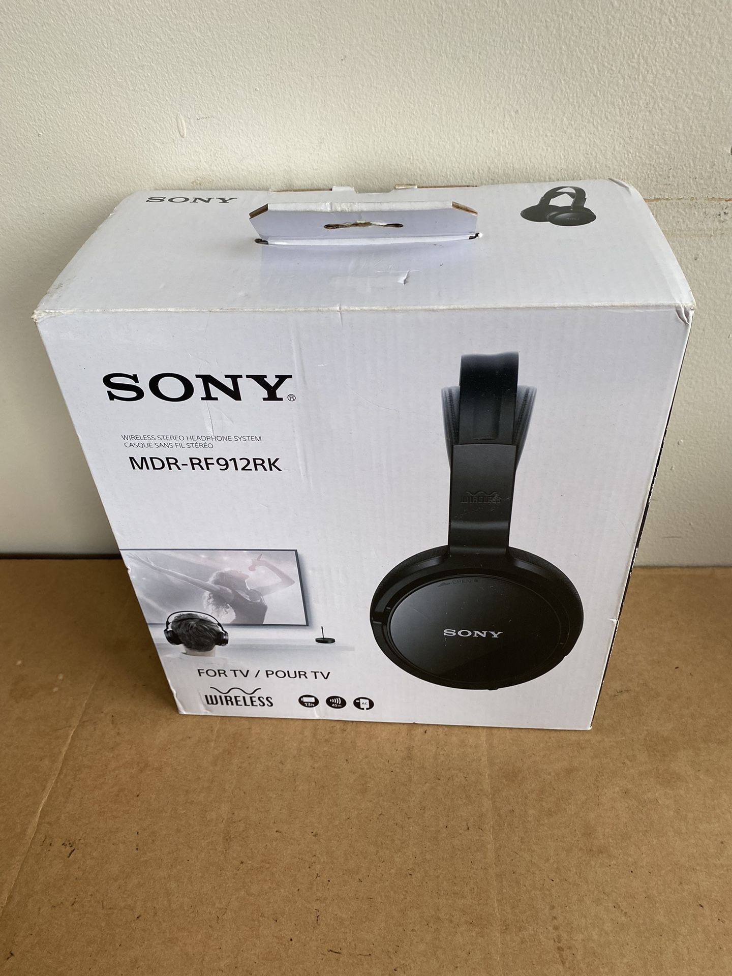 Sony MDR-RF912RK Wireless Stereo Home Theater Headphones 