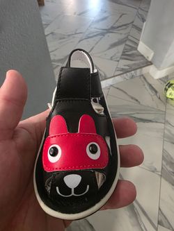 Baby Shoe with Animal Face Design
