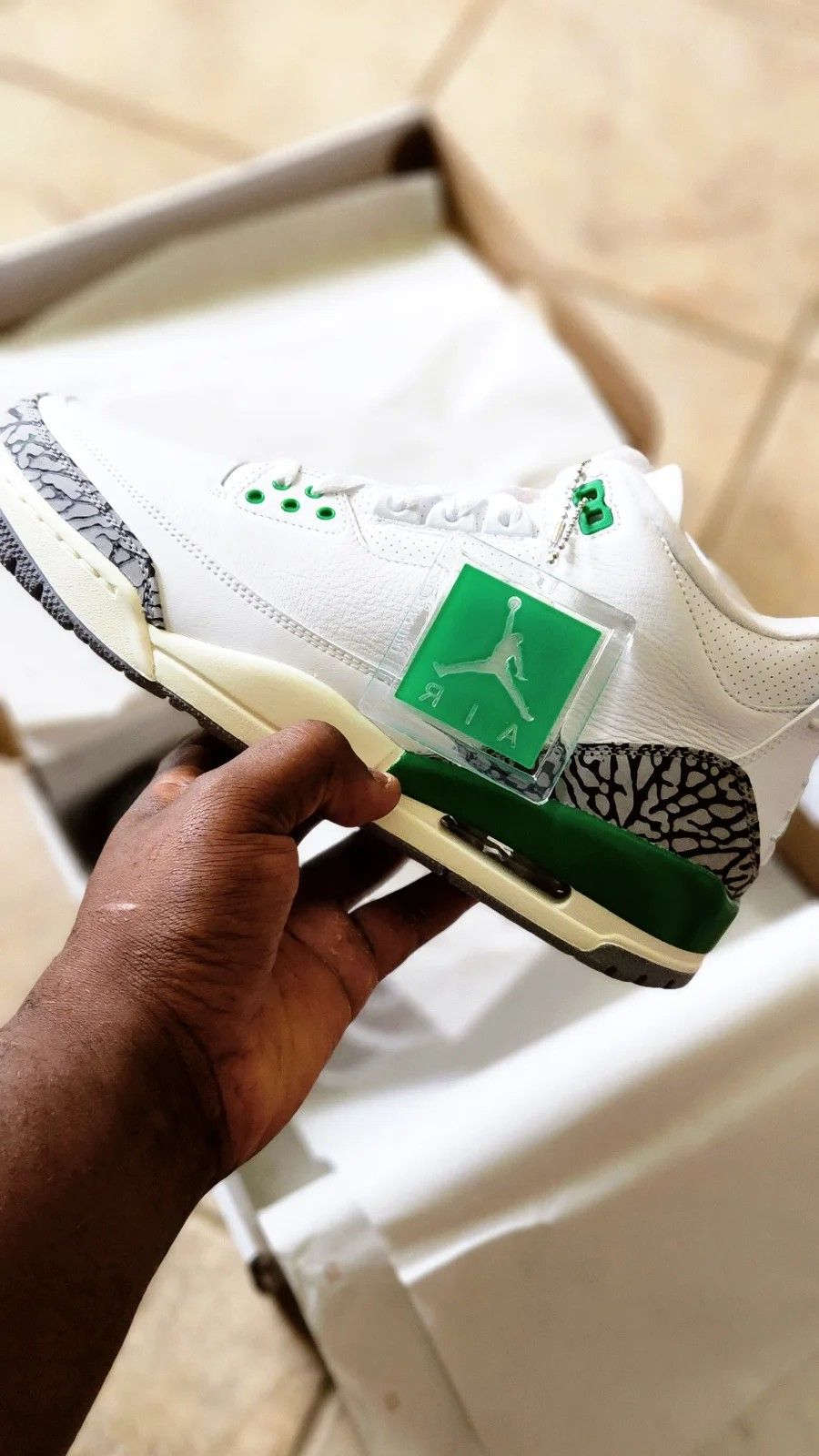 Jordan 3 " LUCKY GREEN " NEW