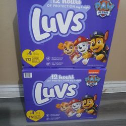 Diapers Size 4 Luvs