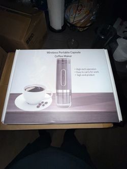 Wireless Portable Capsule Coffee Maker