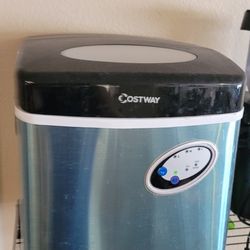 COSTWAY Ice Maker Machine, 48LBS/24H Portable Ice Maker