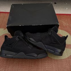 Jordan 4 Black Cat 2020 Size 10 Authenic Og All