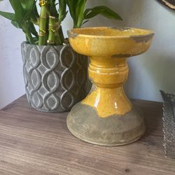 Pottery Barn Tuscan Candle Holder