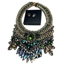 Crystal Multicolor Necklace Elegant