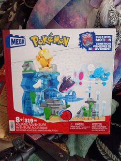 Pokemon mega aquatic adventure  Lego type set