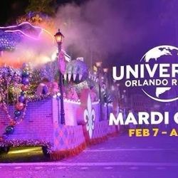 Universal Studios Orlando Mardi Gras - 2 Tickets And General Parking Pass