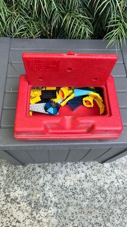 3 Lego boxes with pieces