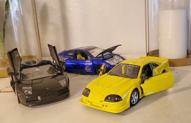 Toy Cars LAMBORGHINI, Saleen, & Celica 1/24 Scale