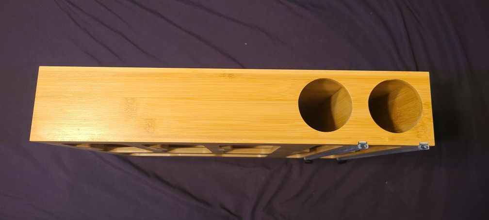 6 in 1 bamboo ziplock bag organizer