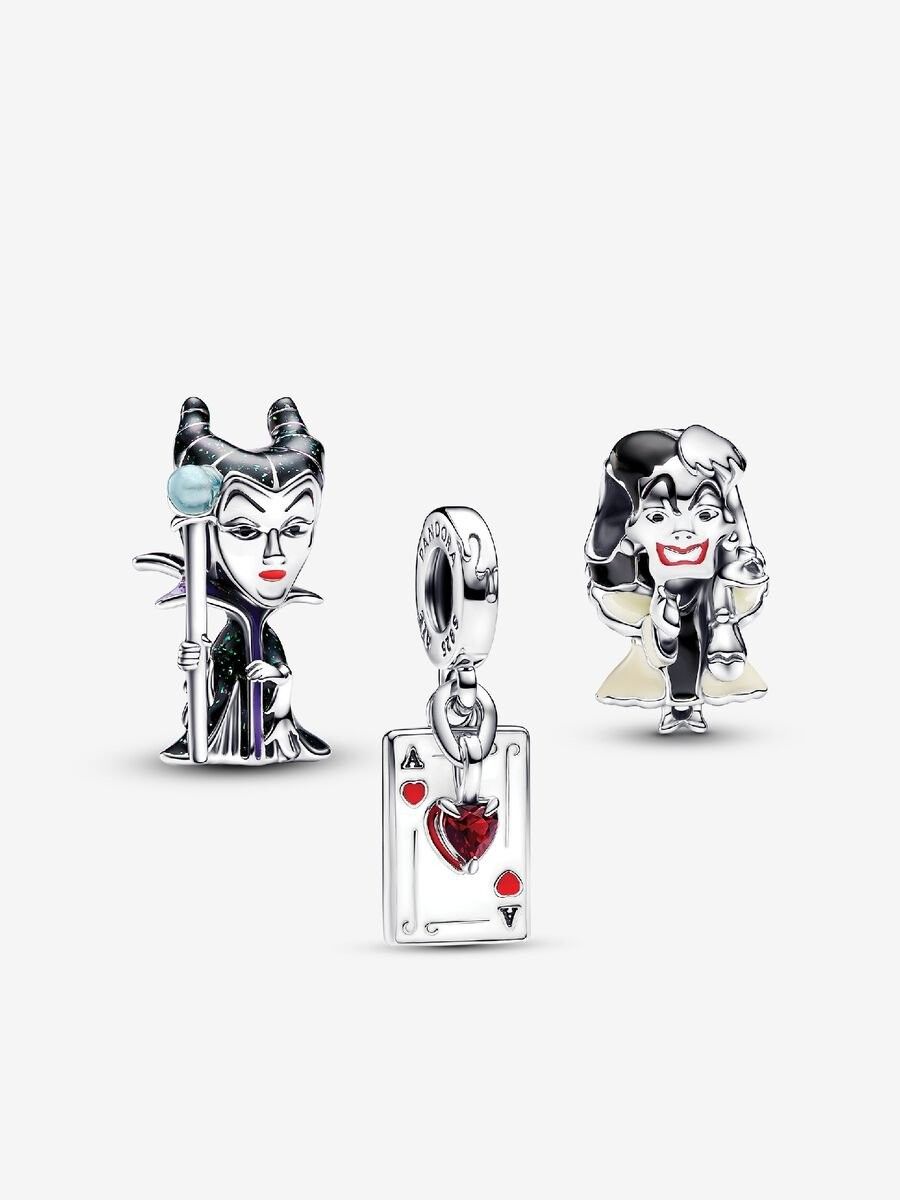 Pandora Disney Villains Charm Trio