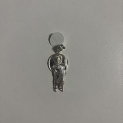 San Judas 925 Silver Pendant