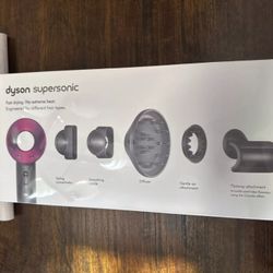 Unopened Dyson SuperSonic Hair Dryer  Gorgeous Pink Finish 