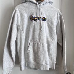 Supreme hoodie in grey medium