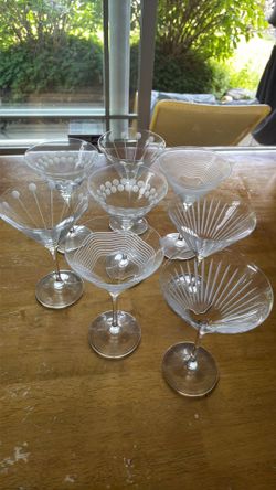 Martini glasses