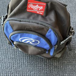 Rawlings Comrade Youth Bat Backpack - Blue