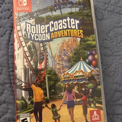 Nintendo switch- rollercoaster tycoon adventures