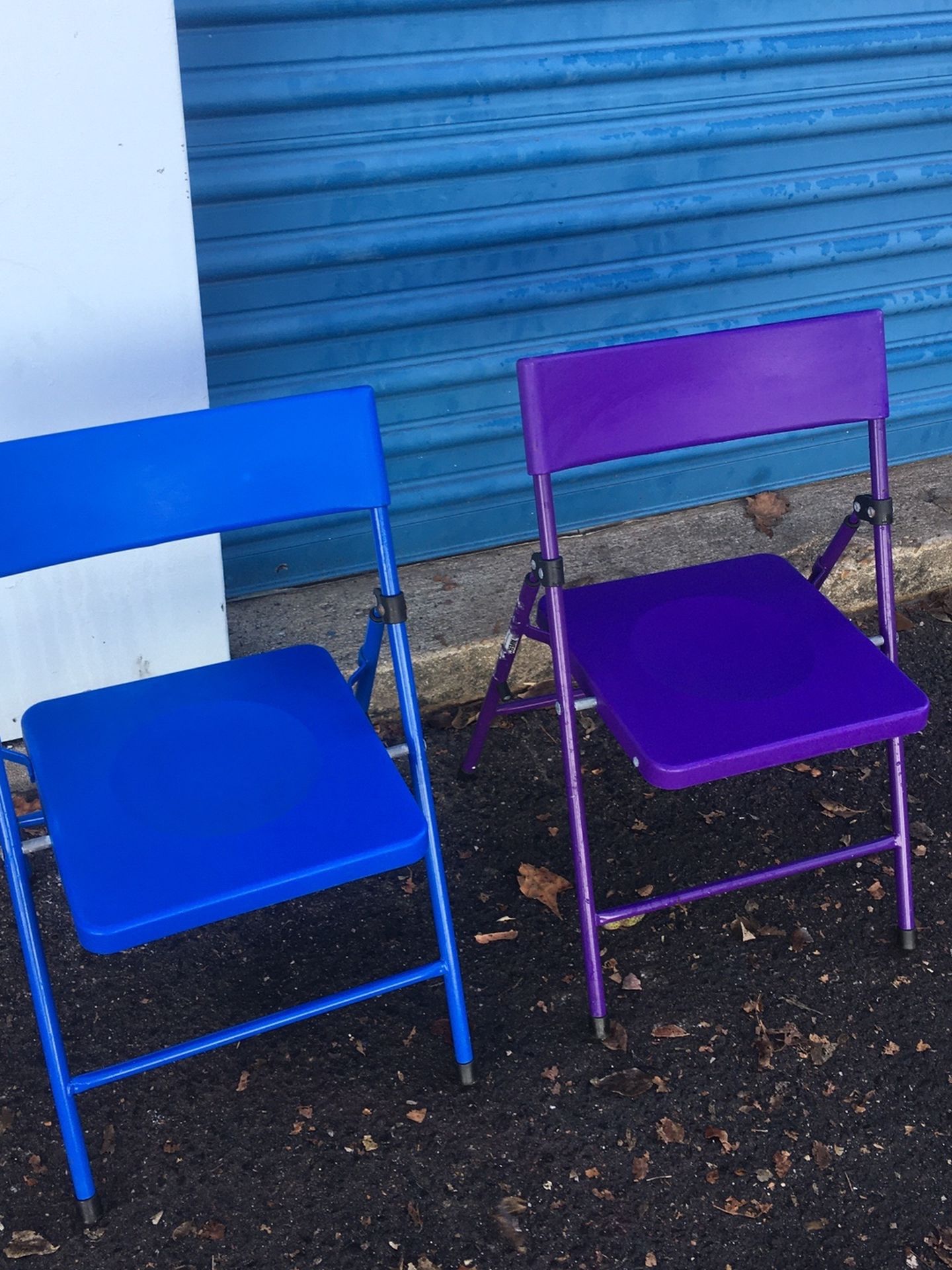 Toddler Foldable Chairs 22”t x 12” to seat and 12”wide