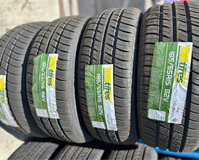 185/55R15 TBBtires Set Of 4 New Tires