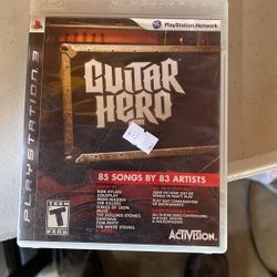 Ps3 Guitar Hero 