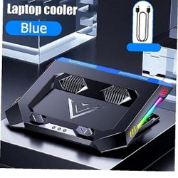 zhanghong
Gaming Laptop Cooler RGB Notebook Cooling Pad, 2 USB Ports Portable Adjustable Laptop Stand for 12-17 Inch Laptop  . Reg Price 238.00 