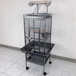(NEW) $130 Large 61” Parrot Bird Cages with Rolling Stand for Cockatiels Parrot Parakeet Lovebird Finch 