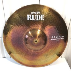 Paiste 24 Inch Eclipse Mega Power Ride Cymbal