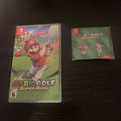 MARIO GOLF SUPER RUSH - BRAND NEW CONDITION - WILLING TO TRADE FOR OTHER SWITCH GAME