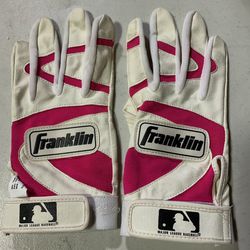 Franklin girls size large batting gloves 