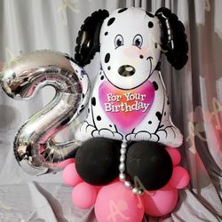 Dalmatian Birthday Balloons 
