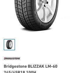 Bridgeston BLIZZAK Tires (Full Set o