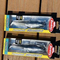 (Lot of 2)New Berkley PowerBait CullShad 6 soft swim baits
