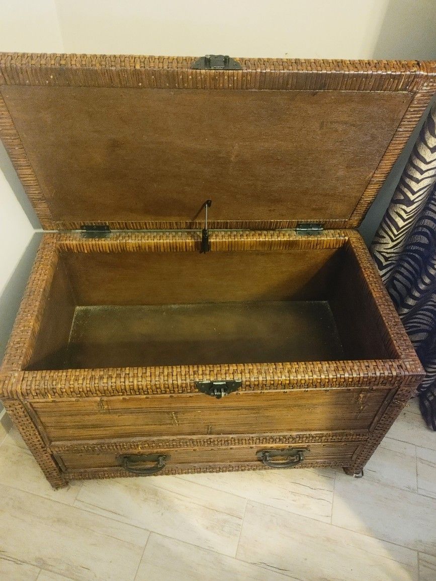 2 Wicker Chest / trunck $55 each
