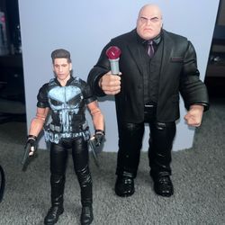 Marvel legends Punisher and Kingpin