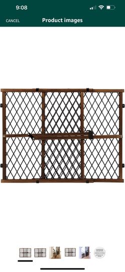 Evenflo Position & Lock Baby Gate, Pressure-Mounted, Farmhouse Collection