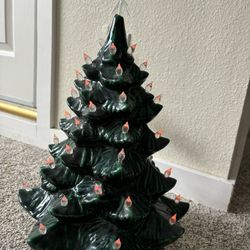 Vintage Ceramic Christmas Tree