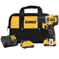 DeWalt XTREME 12V Max Brushless Drill Kit w/ 2 Batteries + Charger (New) C Dewalt Power tools Tool Set Toolkit Makita Milwaukee Free Of Use