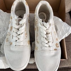 Vans Size 3 Cream Sneakers