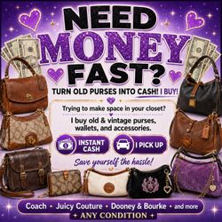 ✨ 💸 👜 Turn old forgotten unwanted purses into CASH!