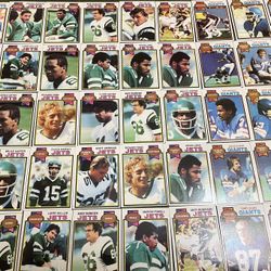 Lot of 45 1979 topps football cards New York Jets & Giants